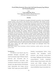 Manusia tidak bisa hidup tanpa orang lain, adanya komunitas bertujuan. Https Journal Uinsgd Ac Id Index Php Jat Article Download 3042 2799