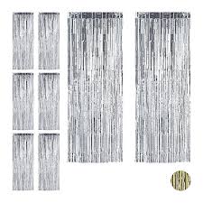 Dies ist zutiefst unbefriedigend, aber immer noch besser, als einer schlechten imitation des bestehenden beizuwohnen. 8x Partyvorhang Silber Lamettavorhang Glitzervorhang Party 250cm Vorhang Glitzer Silber Relaxdays Yomonda