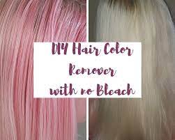 It can be used on hair that is already coloured or hair that is natural. Diy Hair Color Remover With No Bleach Hair Color Remover Diy Hair Color Remover Colour Remover