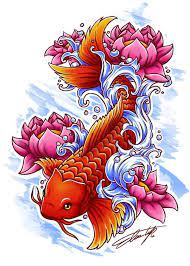 Check spelling or type a new query. Red Koi Fish And Pink Lotus Flowers Tattoo Design Tattooimages Biz