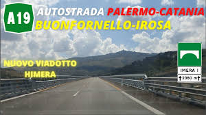 Autostrada a19 adasında 199 km (124 mil) otoyol sicilya bağlantılar olduğunu palermo için catania. Autostrada A19 Palermo Catania Da Buonfornello A Irosa Nuovo Viadotto Himera Driving In Sicily Youtube