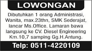 Maybe you would like to learn more about one of these? Nih Ada Lowongan Kerja Bagi Perempuan Berusia Maksimal 23 Tahun Banjarmasin Post