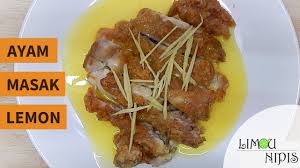 Ayam masak lemon ialah ayam yang dimasak dengan jus lemon. Ayam Masak Lemon Youtube