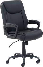Furmax office desk chair with flip arms,mid back mesh computer chair swivel task chair with ergonomic with lumbar support (black) 4.4 out of 5 stars 675 $84.99 Amazon Com Amazon Basics Classic Puresoft Pu Padded Mid Back Office Computer Desk Chair With Armrest Black Furniture Decor