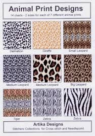 Comunidad de diseños únicamente animal print, encargada de publicar distintas prendas y accesorios vanguardistas, a modo de asesorar imagen en. Animal Print Cross Stitch And Needlepoint Designs