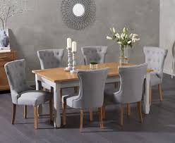 With more time to prepare, you can make every family meal a feast. Make Your Dining Area A Comfortable And Stylish Place To Be With The Somerset 180cm Oak And Grey Extending Dining Table With Camille Grey Fabric Chairs Combining An Extending Painted Table With