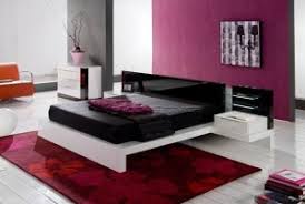 Black And Purple Room Black Red White And Purple Bedroom Bed Furniture Design Modern Bedroom Accessories Modern Bedroom Furniture
