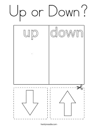 Download this running horse printable to entertain your child. Up Or Down Coloring Page Twisty Noodle
