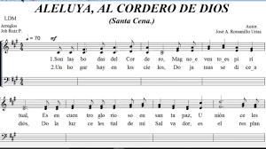 En defensa de la elección apostólica lldm is feeling blessed. Lldm Aleluya Al Cordero De Dios Satb Youtube