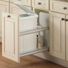 Hafele Knape And Vogt Pull Out Bottom Mount Single Bin Unit 503 11 503 Pull Out Trash Cans Hafele Kitchen Trash Cans