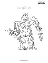 Bastion Coloring Page Overwatch Coloring Pages Overwatch Bastion Overwatch Wallpapers