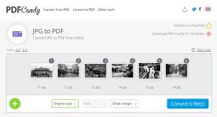 how to convert multiple images into pdf files