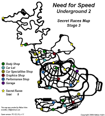 Unlock all cars · gimmevisual1: Need For Speed Underground 2 Stage 3 Secret Races Map Map For Pc By Mrstalker 89 Gamefaqs