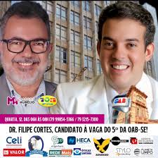 filipe.c.menezes candidato à vaga do 5º constitucional da @oabsergipe …  nossa entrevistada desta quarta (12), no #103notícias