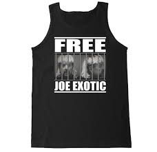 FREE JOE EXOTIC KING TIGER SHOW ANIMALS ZOO GAY HUMOR LION FUNNY MENS TANK  TOP