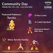 torchic community day guide pokemon go hub