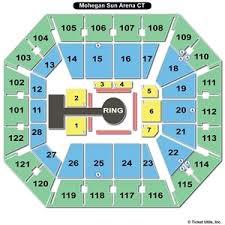 Mohegan Sun Arena Seating Chart Bellator Elcho Table