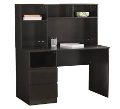 Its sleek and open design is perfect for narrow spaces or a home office. Como Desk With Hutch In Brown Fantastic Furniture