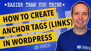2 ways to add wordpress anchor link or jump link to your post. How To Create Anchor Tags Or Anchor Links In Wordpress Youtube