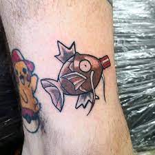 Another Fun Soy Sauce Magikarp Matty Did Last Week Thanks Mitch Check Out This Page Skinworkstattoo And His Pro Magikarp Tattoo Minimal Tattoo Tattoos