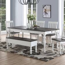 Dorado 59.5 x 40 dining table + 3 westby side chairs + westby bench ann arbor was $869.99 clearance $597. Star Petunia Ja500t Dining Room Table With Turned Legs Efo Furniture Outlet Dining Tables