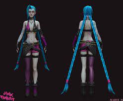 Jinx, the loose cannon, Tits WIP - Page 3 — polycount