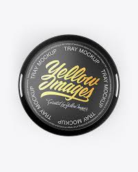 Today we are pleased to present you free tray with fish mockup. Glossy Food Tray Mockup In Indoor Advertising Mockups On Yellow Images Object Mockups