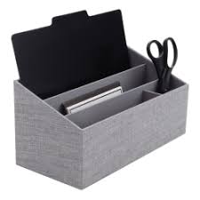 Realspace Gray Fabric 4 Compartment Desk Valet Office Depot
