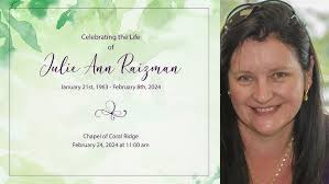 Funeral and Thanksgiving for Julie Anne Edgecombe