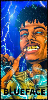 This is a cartoon formed from a real picture. Blueface Hintergrundbild Nawpic