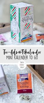 Tee Adventskalender Diy Geschenk Geschenkidee Last Minute Geschenk Adventskalender Basteln Tee Adventskalender Adventskalender Diy Adventkalender
