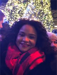 PAULA PLUM '71 WITH ST. MARY'S PERFORMING ARTS STUDENTS.