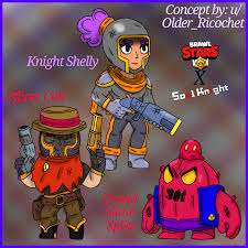 Subreddit for all things brawl stars, the free multiplayer mobile arena … Skin Idea Brawl Stars X Soul Knight Skin Ideas Starting With The Western Trio Re Up For Minor Fixes Brawlstars
