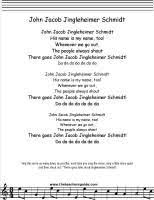 John Jacob Jingleheimer Schmidt Lyrics Preschool Construction Songs Circle Time Songs Preschool Songs