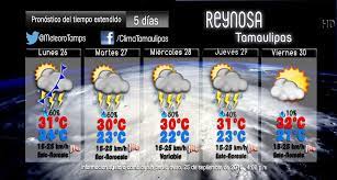 Pronostico del tiempo para la siguiente semana. Meteorologia Tamaulipas On Twitter Reynosa Riobravo Tamps Pronostico Del Tiempo Para Los Proximos 5 Dias Informacion Sujeta A Cambios