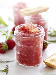 Granite De Fraises Recette Marmelade De Citron Recette Granite Rhubarbe