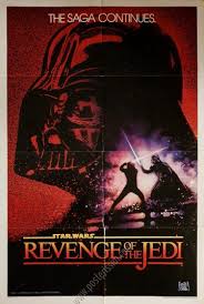 Luke est devenu un jedi, on le voit capable de maîtriser la force. Affiche Ancienne Originale Star Wars Episode Vi Le Retour Du Jedi Posterissim