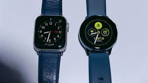 Samsung Watch Active Vs Apple Watch 4 How Do They Compare Samsung Watches Latest Smartwatch Apple Watch Price