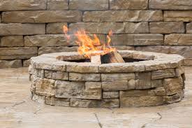 For hundreds of thousands of years, humanity has gathered around wood fires, and once you have one in your backyard, then you'll understand why. Round Fieldstone Fire Pit Kit Rosetta Belvedere