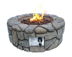 Walmart.com has been visited by 1m+ users in the past month Peaktop Hf09501aa Round 40 000 Btu Propane Gas Fire Pit Stone Look For Outdoor Patio Garden Backyard Decking With Pvc Cover Lava Rock 28 X 28 Gray Buy Online In Portugal At Desertcart Pt