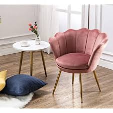Antica poltrona da scrivania inglese stile chippendale del 1800 con intarsi in avorio. Wahson Poltrona Per Camera Da Letto In Velluto Con Gambe In Metallo Oro Sedia Da Salotto Per Soggiorno Caffe Vanita Rosa Amazon It Casa E Cucina