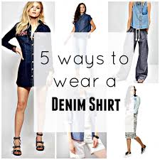 How To Wear A Denim Shirt For Men: Outfit Ideas