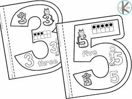Simple free numbers coloring page to print and color : Free Number Coloring Pages 1 10 Worksheets