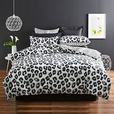Black And White Cheetah Print Bedding Snow Leopard Print Bedding For Me Bed Linen Australia Quilt Cover Quilt Cover Sets