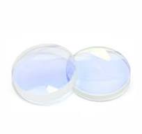 Lente Biconvexa de Diâmetro Personalizado Material Bk7 K9 Simétrica 10  mm-80 mm Ampliação 3d VR Comprimento Focal de 50mm Acrílico Revestido de Ar.
