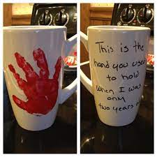Pin By Beth Clawges On My Completed Projects Diy Christmas Mugs Fathers Day Crafts Mothers Day Crafts
