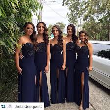 Sweetheart Beaded Bridesmaid Dresses Front Split Prom Dresses Prom Dress Bridesmaid Dresses Navy Blue Bridesmaid Dresses Maid Of Honour Dresses
