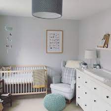 Baby Boy Nursery Grey Mint Green Ikea Mokee Mobile Pouffe Modern Neutral Mid Century Modern Boy Nursery Themes Nursery Baby Room Baby Nursery