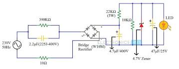 230v Led Driver Circuit Diagram Working And Applications Circuit Diagram Led Drivers Led