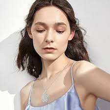 Collier Main De Fatma En Argent Sterling 925, Pendentif Main De